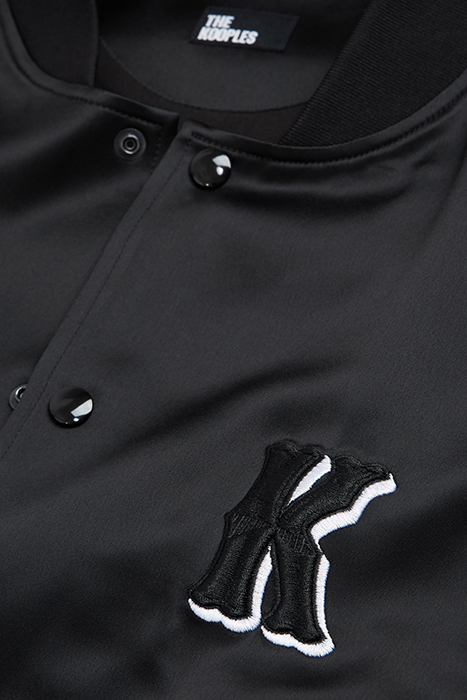 RIBBED EDGE JACKET WITH SNAP BUTTONS AND EMBROIDERED DETAILS 3