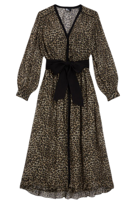 LONG LEO DRESS VISCOSE GGT LEOPARD 3