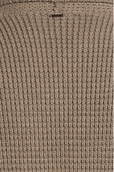 MEN'S BEIGE DECORATIVE KNIT CARDIGAN WITH SHAWL COLLAR MINK 5