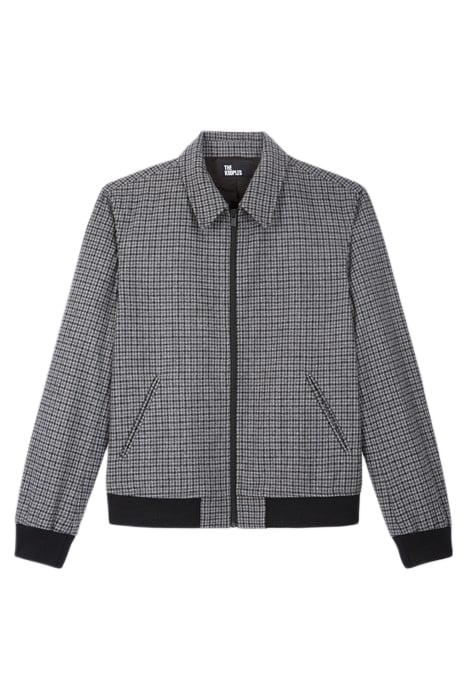 ZIPE JACKET WITH BACK POCKETS GREY BLACK 5