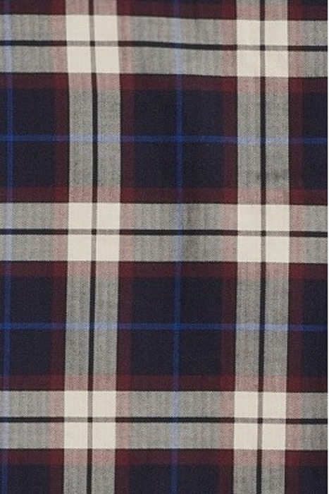 BURGUNDY CHECK SLIM SHIRT BURGUNDY 5