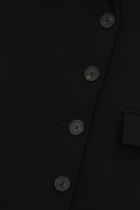 SLEEVELESS TAILOR DRESS BLACK 2