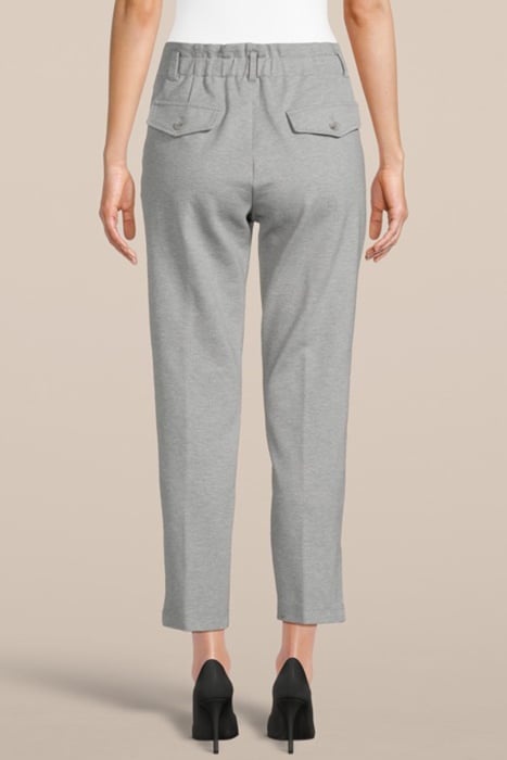 TROUSERS HIGH WAISTED PUNTO MILANO FOG 2