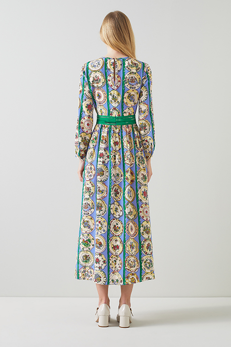 DR ERICA PLATES DRESS MULTI 2