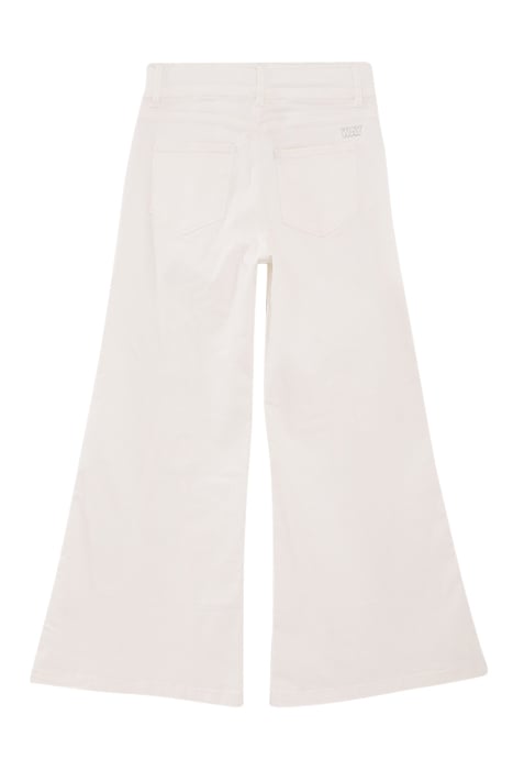 GIRLS’ WHITE WIDE-LEG MOM JEANS 2