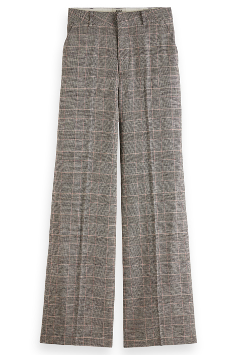 HANA - HIGH RISE WIDE LEG PRINCE OF WALES PANT PRINCE OF WAL 5