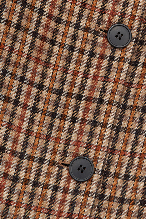 3 BUTTON SINGLE BREASTED COAT BABY CAMEL / WINE RED 2