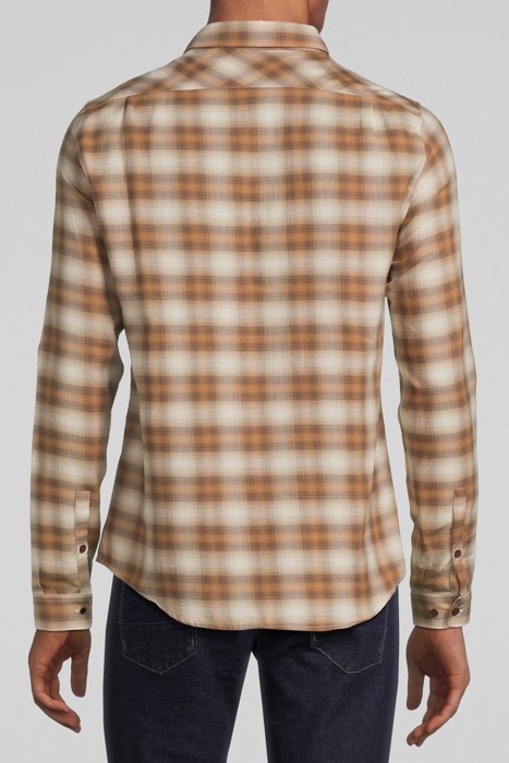 CAMEL CHECK REGULAR SHIRT CAMEL 2