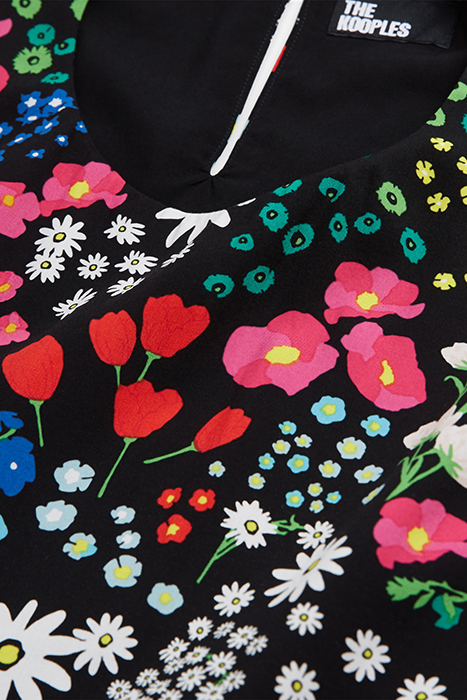 LONG DRESS WITH SHORT SLEEVES WITH BACKLESS MULTICOLOR 2