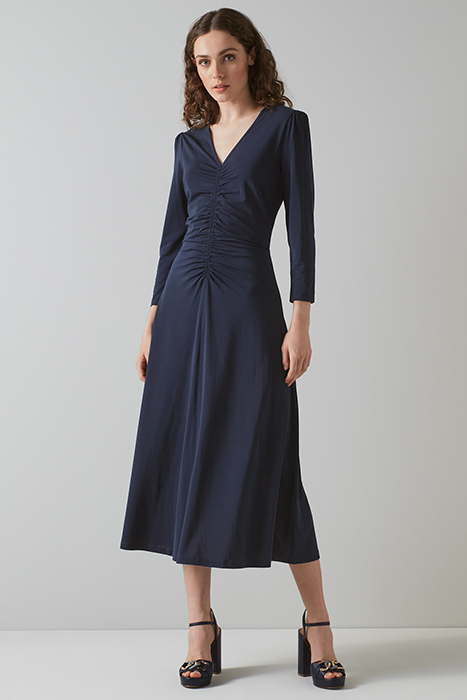 DR LOTTIE VNECK NAVY 1