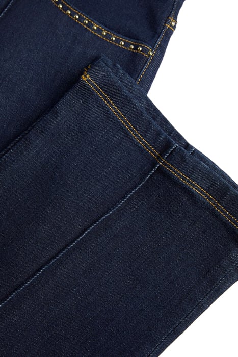 LUCY STUDS DENIM STRAIGHT RINSE 9