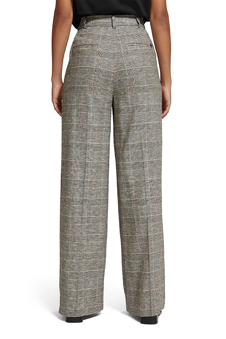 HANA - HIGH RISE WIDE LEG PRINCE OF WALES PANT PRINCE OF WAL 2