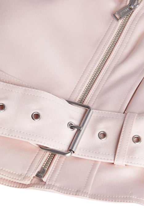 LUNA BELTED CROPPED DOLLY PINK 10