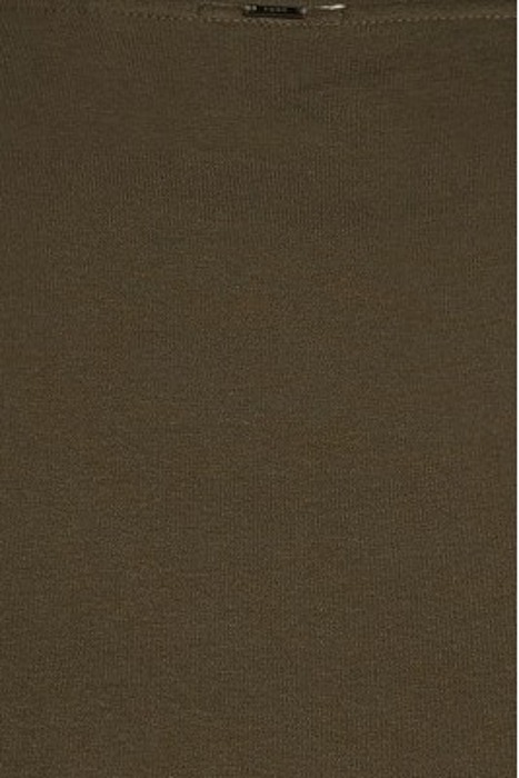 KHAKI COTTON ROUND NECK T-SHIRT KHAKI 5