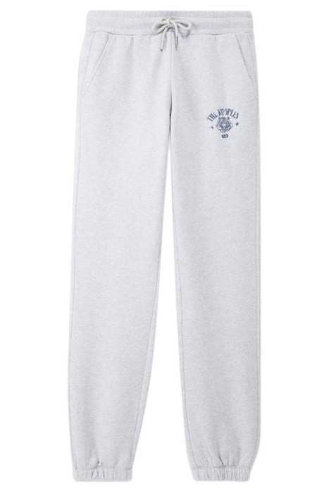 ELASTIC JOGGING JOGGERS PRINT FRONT GREY 3