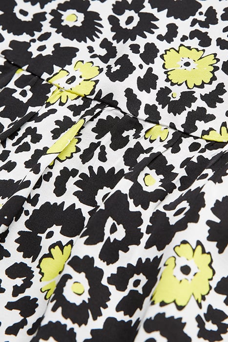 WILD BLOSSOM WHITE SHORT RUFFLE SKIRT ECRU / YELLOW 6