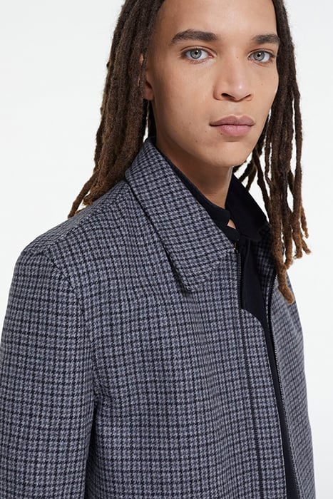 ZIPE JACKET WITH BACK POCKETS GREY BLACK 6