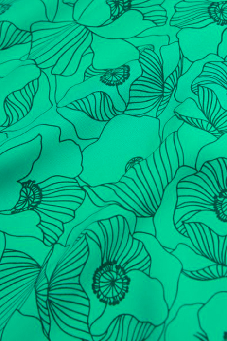 LONG DRESS WITH SHORT SLEEVES WITH BACKLESS GREEN 7