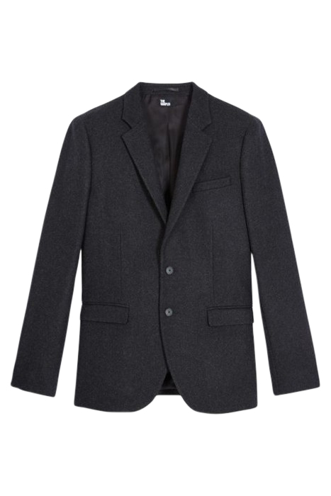 JACKET ONLY HERRINGBONE PATTERN DARK GREY 4