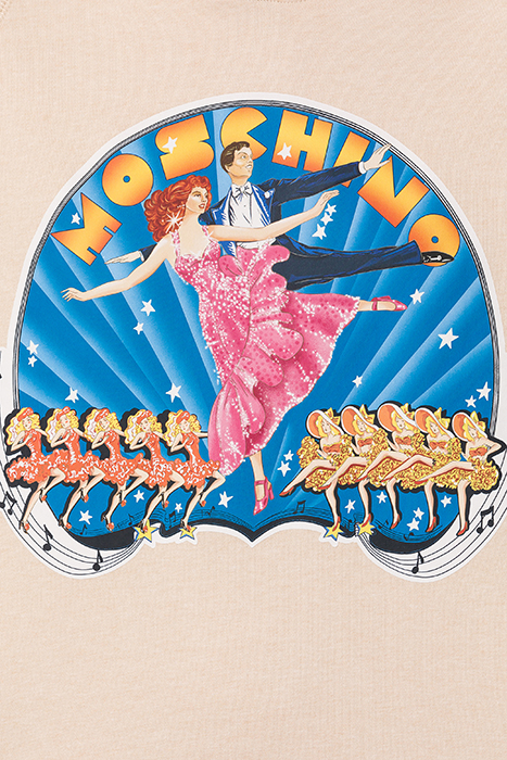 HOLLYWOOD MUSICAL MÉLANGE FLEECE DRESS WHITE 4