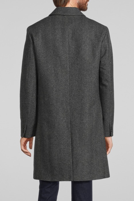 CHARCOAL SEMI-PLAIN COAT ANTHRACITE 2