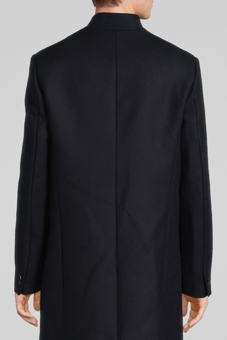 NAVY UPCYCLED STRAIGHT COAT NAVY 2