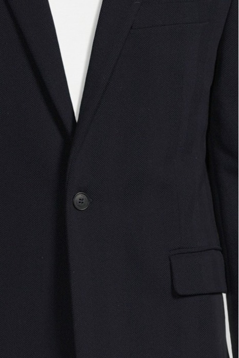 NAVY TEXTURED KNIT JACKET NAVY 4