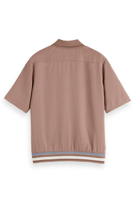 TENCEL POLO SHIRT DRIFTWOOD 2