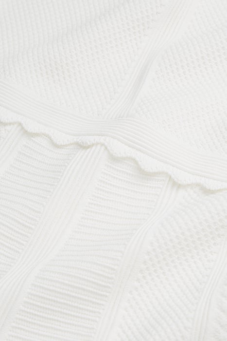 SHORT DRESS IN VISCOSE / NYLON WHITE 2