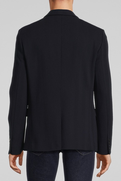 NAVY TEXTURED KNIT JACKET NAVY 2