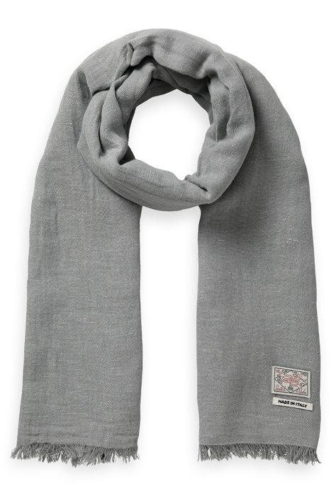 TWILL COTTON LINEN SCARF SEA GLASS 2