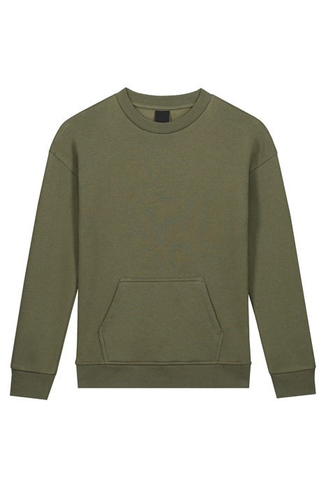 ABEL SWEATER ARMY GREEN 1