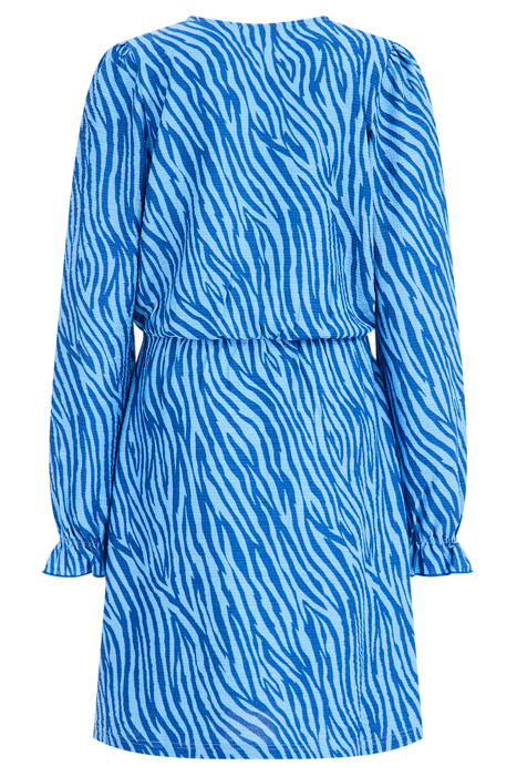 DRESS MID LENGTH BLUE 3