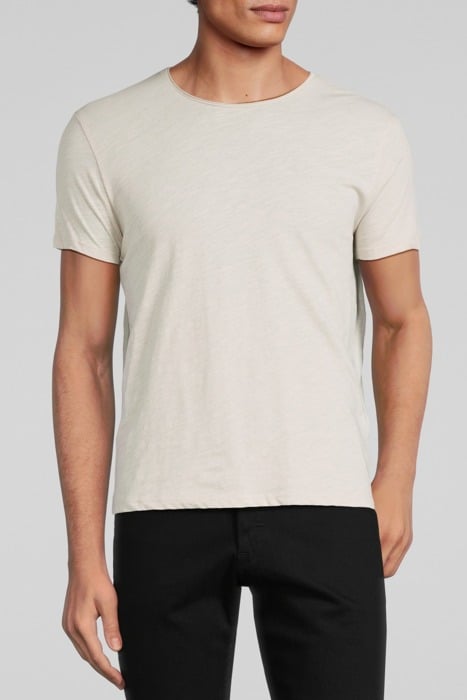 CEMENT GREY ESSENTIAL ROUND-NECK SHORT-SLEEVE T-SHIRT CONCRE 1