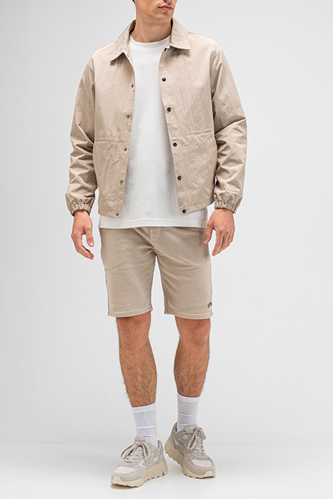 LEO OVERSHIRT STONE BEIGE 2