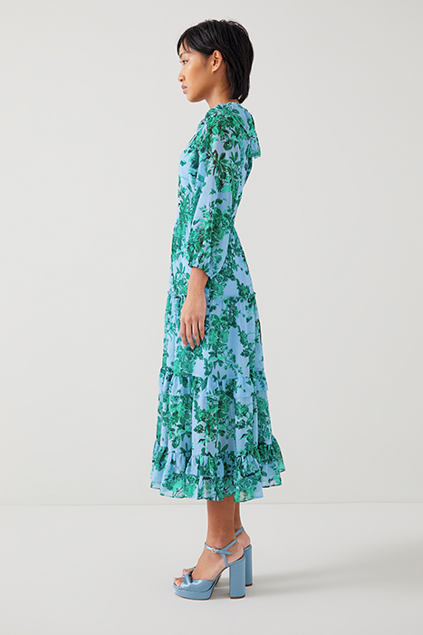 DR ELEANOR PETITE DRESS BLUE 5