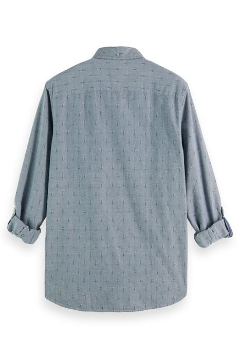 SMART INDIGO SHIRT WITH SLEEVE ADJUSTER INDIGO 2