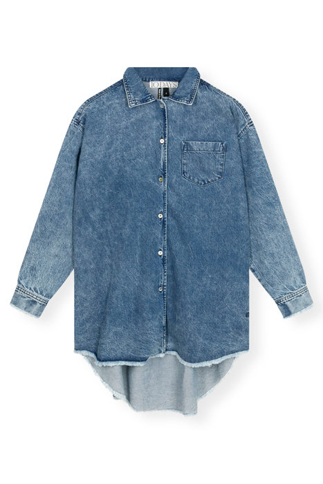 FLOWY DENIM SHIRT 4