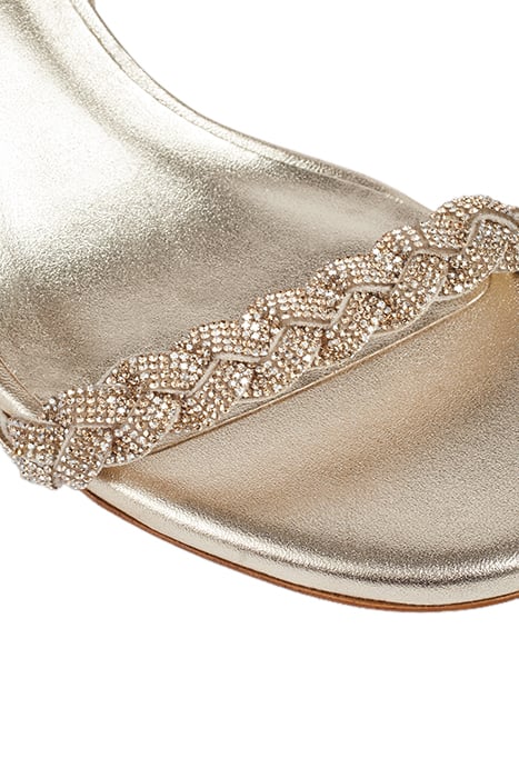 FS ANDRIA HEELED SANDAL GOLD 4