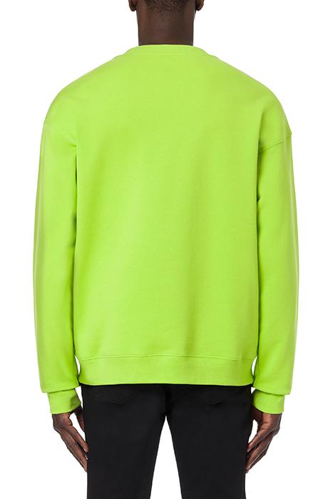 MOSCHINO SURF LOGO ORGANIC COTTON SWEATSHIRT GREEN 2