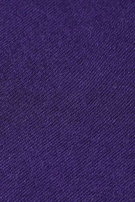 JACQUARD TRIM CREW NECK CARDIGAN AUBERGINE 3