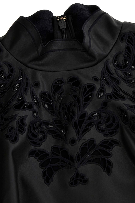 SOLANGE TOP JET BLACK BLOUSE 9