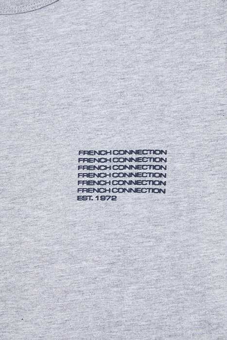 FRENCH CONNECTION REPEAT LGT GREY MEL/MARINE 3