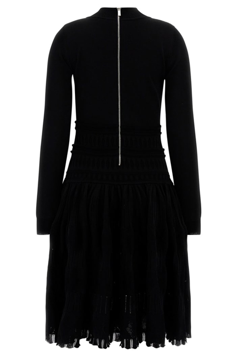 TEMPO HIGH NECK SWEA JET BLACK MINI DRESS 3