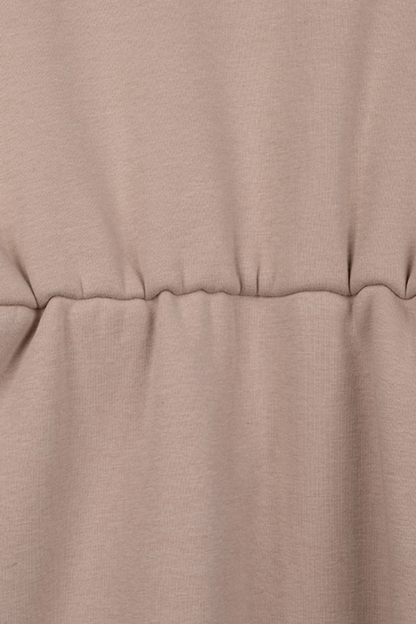 GIRLS’ BEIGE SWEATSHIRT-DRESS WITH ELASTICATED WAIST 3