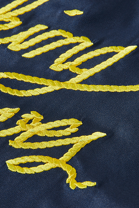 EMBROIDERED BOMBER WITH CONTRAST DETAIL NIGHT 10