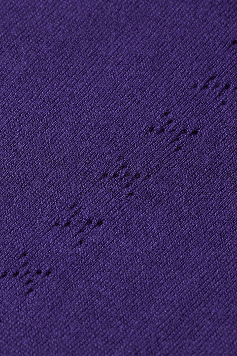 SHORT SLEEVED CREW NECK PULLOVER AUBERGINE 3