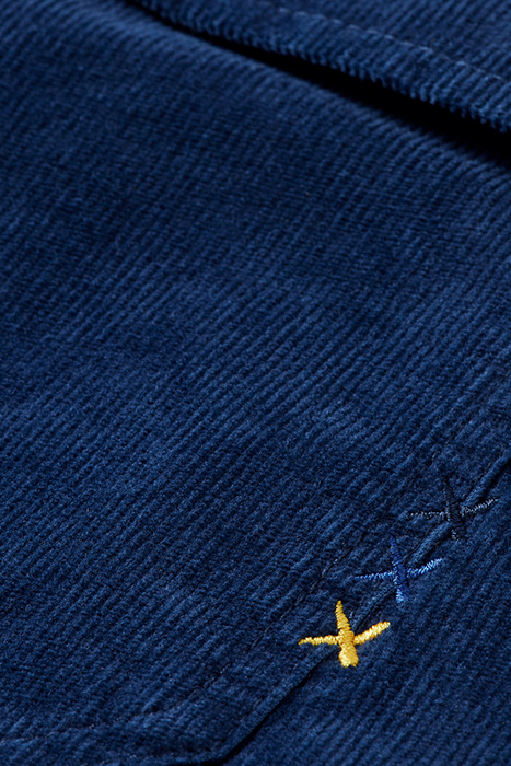 FAVE- WASHED COTTON-BLEND CORDUROY JOGGER NAVY 3