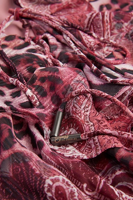 LS LACE UP FLARED LU PURPLE KASHMIR PRINT 9