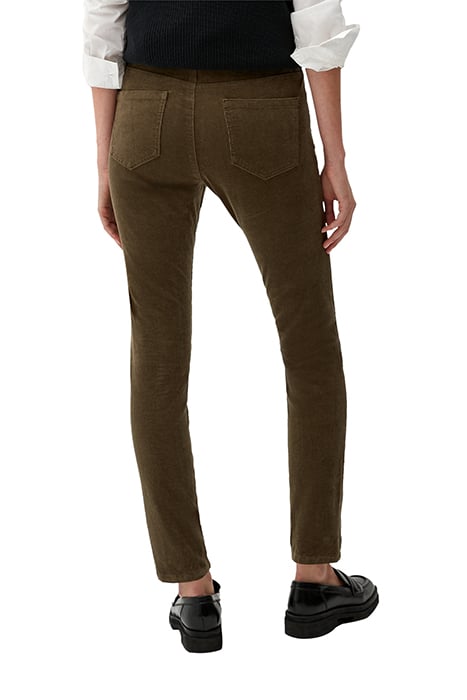 S.OLIVER PANTS DARK OLIVE 2